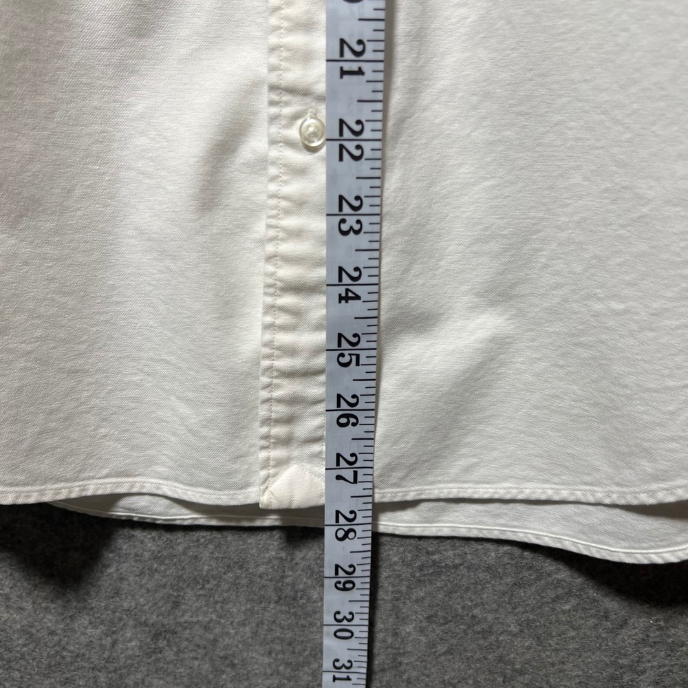 Vintage Ralph Lauren Sport White Oxford Shirt Crest Embroidery 14 Long Sleeve - Picture 6 of 12